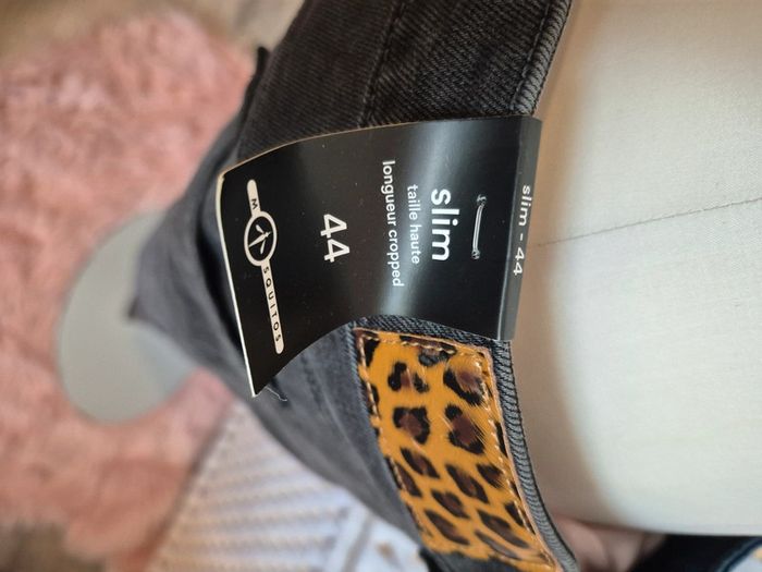 💕Jolie jean slim taille haute cropped femme T44 Mosquitos💕 - photo numéro 11