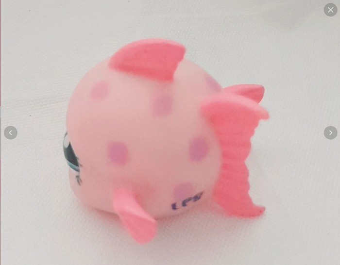 Figurine Littlest Pet Shop Poisson rose à pois - photo numéro 2