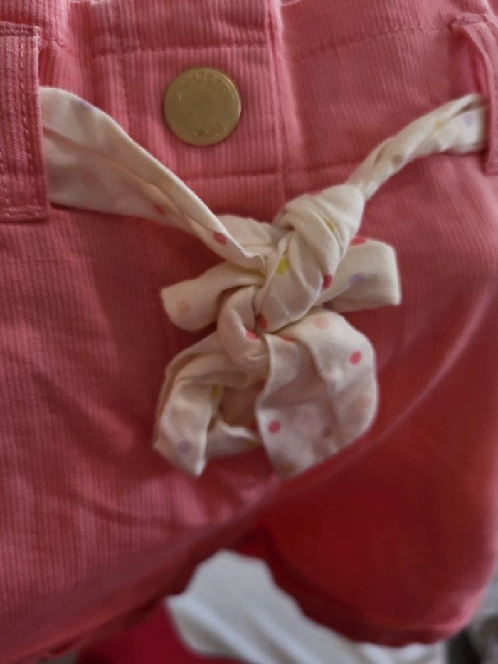 Short en toile rose - photo numéro 3