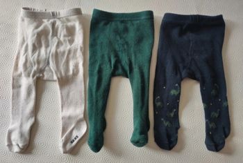 Lot de 3 collants Kiabi taille 3-6 mois