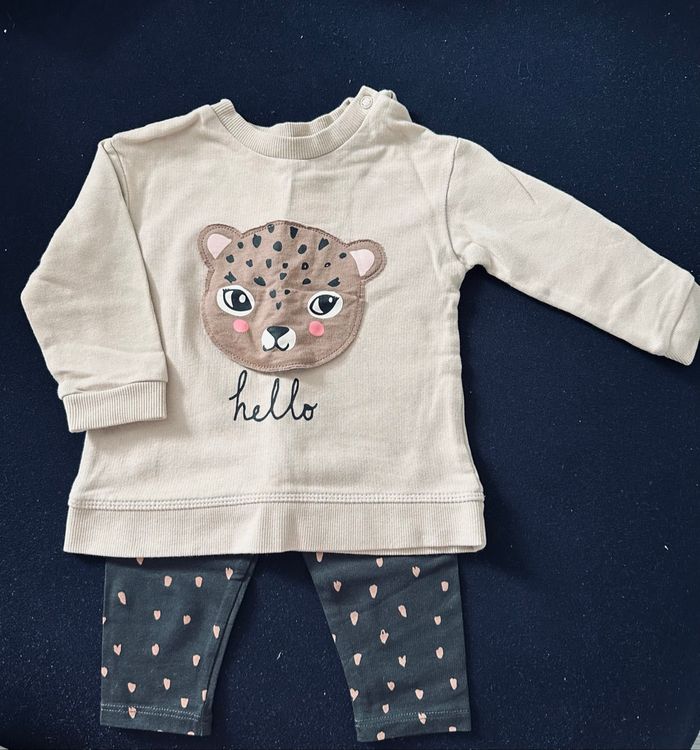 Ensemble legging t-shirt H&M - 6M - photo numéro 2