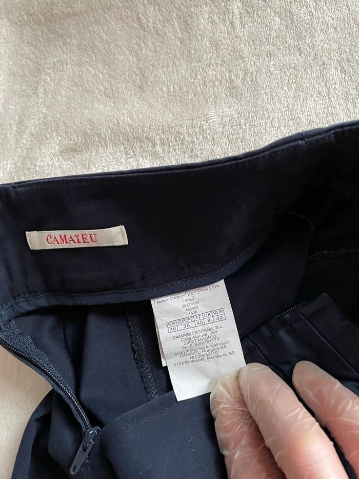 Jupe Camaïeu femme taille 36 Marine Camaïeu - photo numéro 8