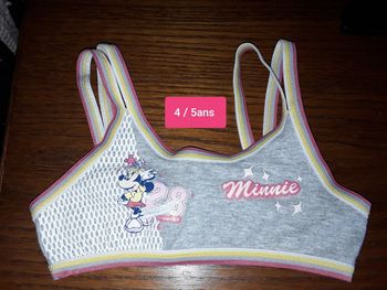 🔮 Brassière MINNIE en 4 / 5 ans NEUVE 🔮