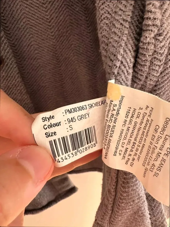 Cardigan gris pepe jeans homme Taille S - photo numéro 7