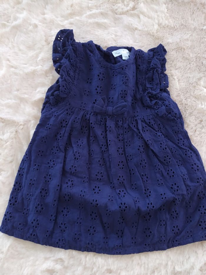 Robe bleu marine 6 mois
