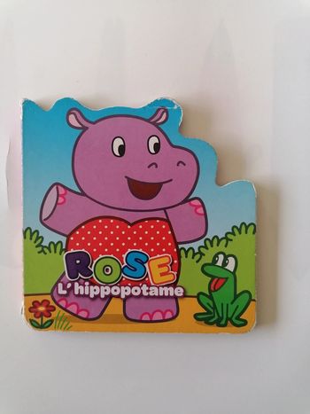 Livre rose l'hippopotame
