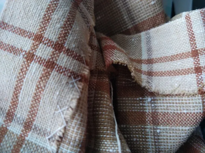 Jupe skirt falda vintage beige écossais tartan plissée - photo numéro 5