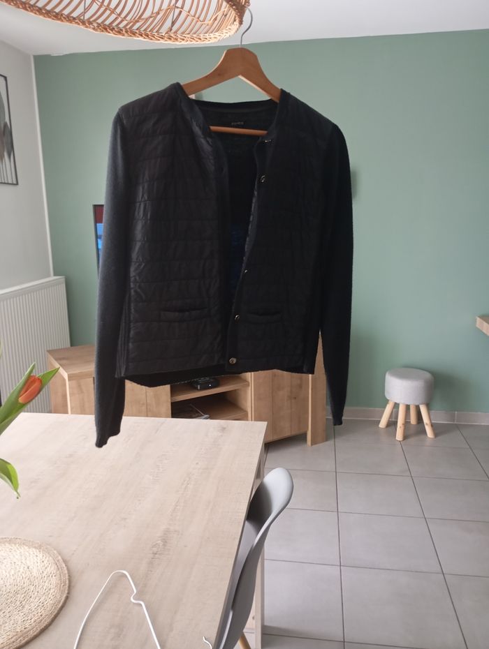 Gilet moitié matelassé moitié laine taille 38 - photo numéro 3