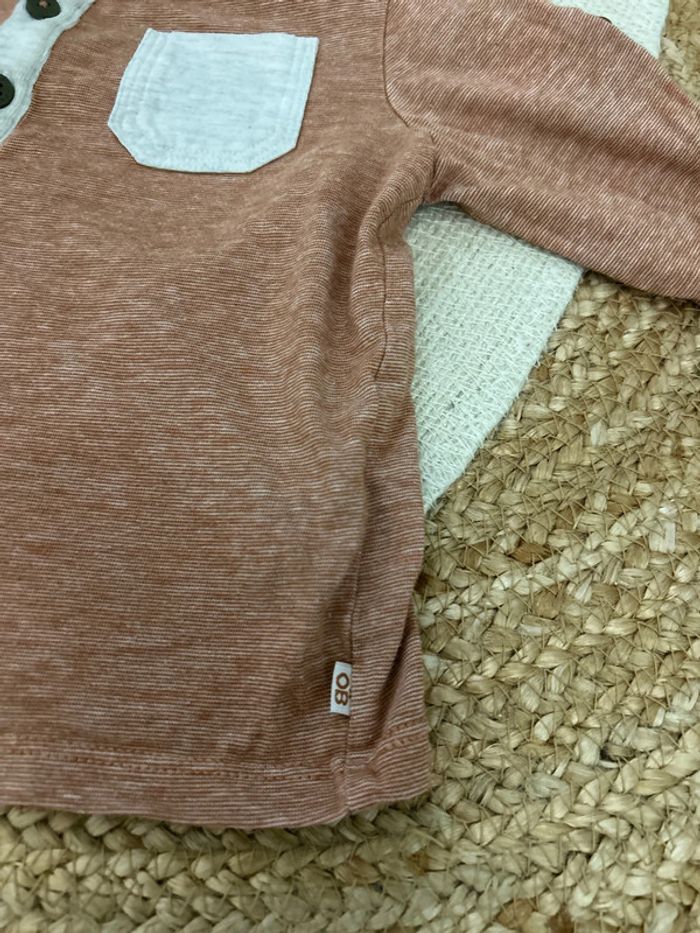 T shirt manches longues obaibi 18-24 - photo numéro 3