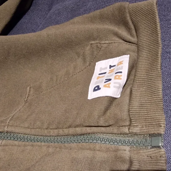 2 sweats kaki et noir taille 3 ans - photo numéro 2