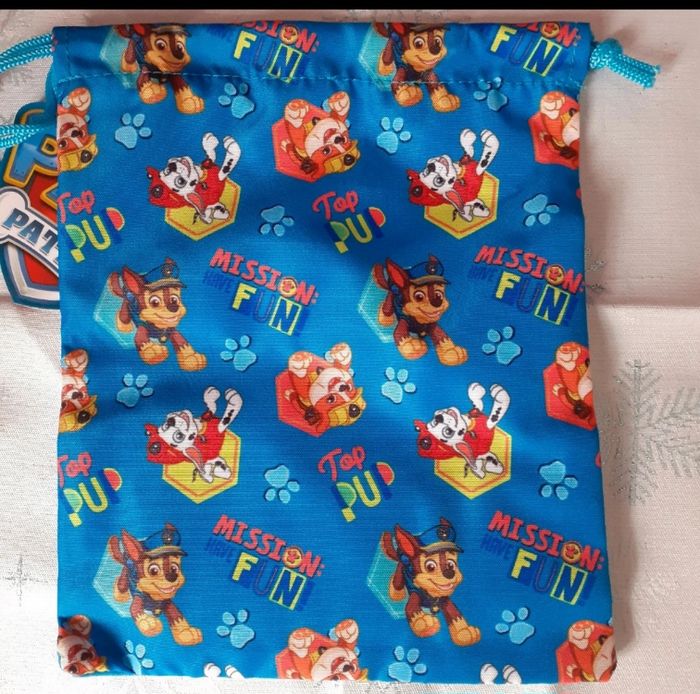 Neuf/Pat Patrouille: Sac pour goûter ou autre+ Boule métal à  garnir. - photo numéro 8