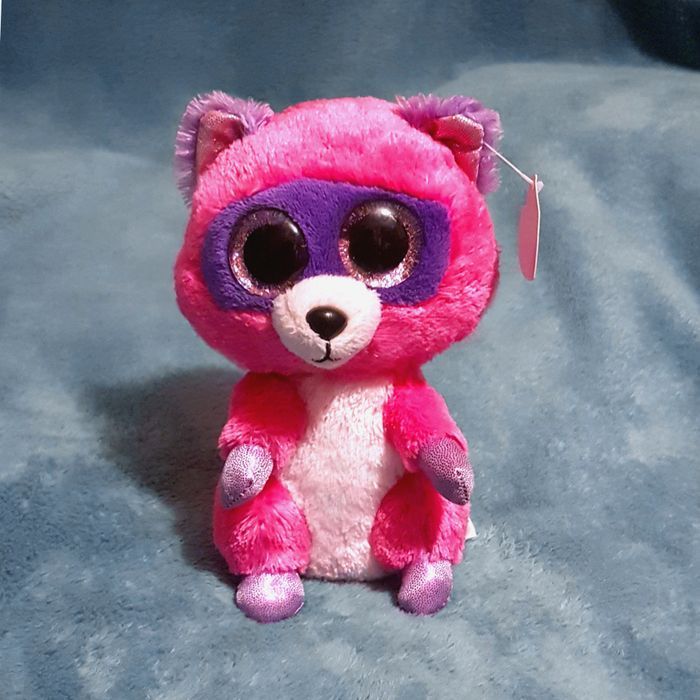 Peluche raton-laveur TY, neuf