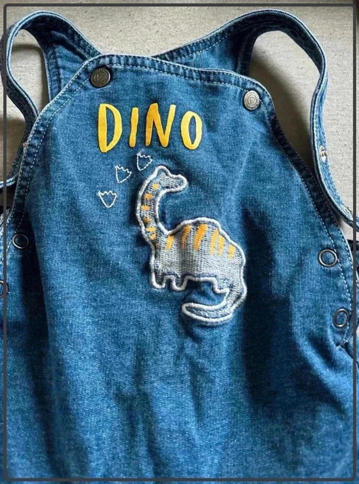 Salopette dino 9mois - photo numéro 2