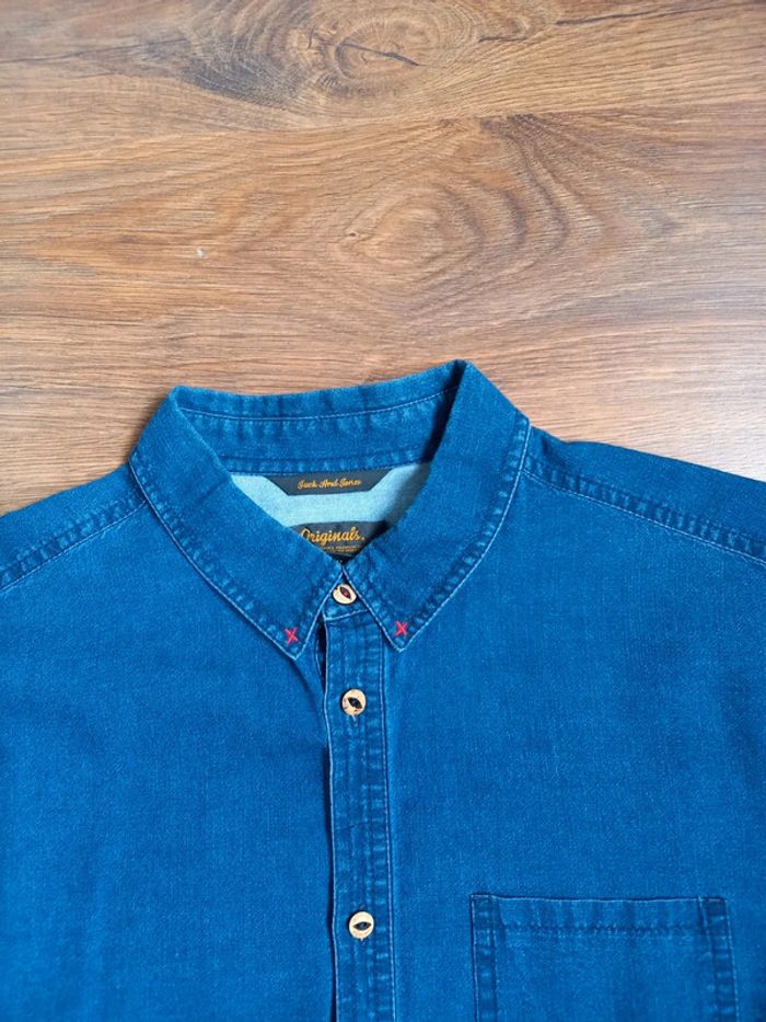 Chemise en jean Jack & Jones L - photo numéro 5