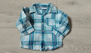 Chemise ML garçon 12 mois influx 
