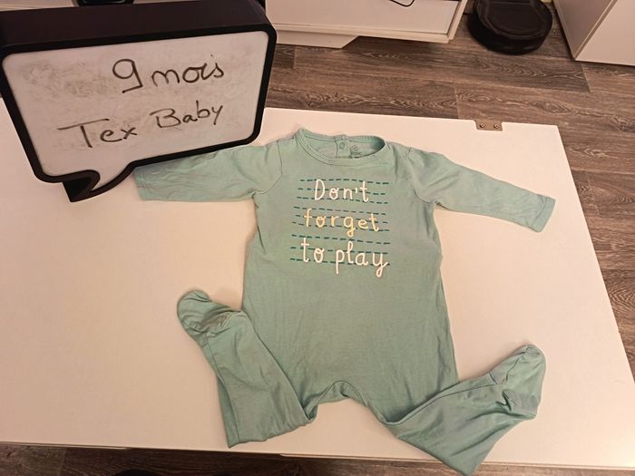 Pyjama Tex Baby Vert clair