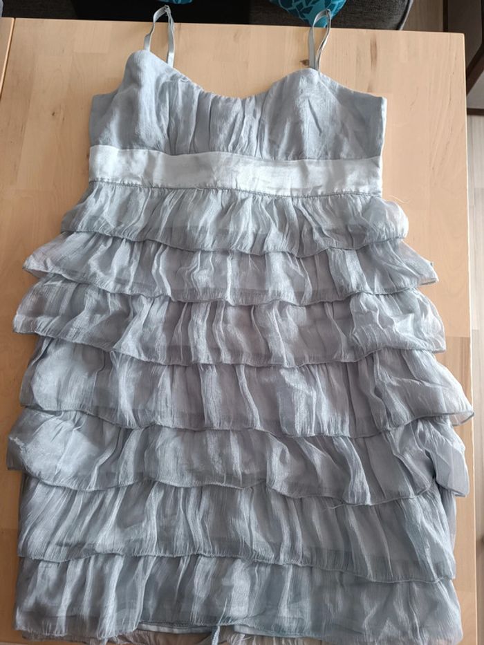 Robe de bal argenté - photo numéro 2