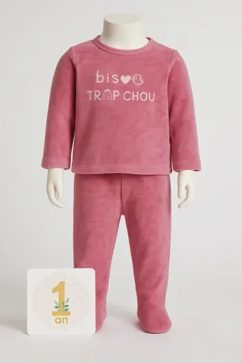 Pyjama 2 pièces Mots d’Enfants Taille 12 mois