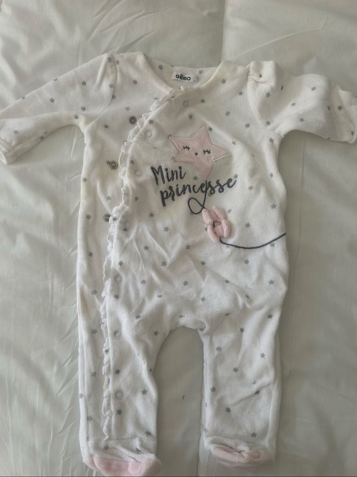 Lot pyjamas fille 3 mois gemo - photo numéro 4