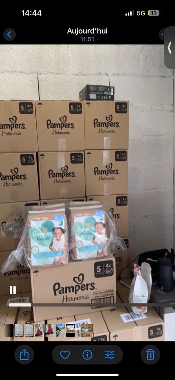Couche Pampers harmonie