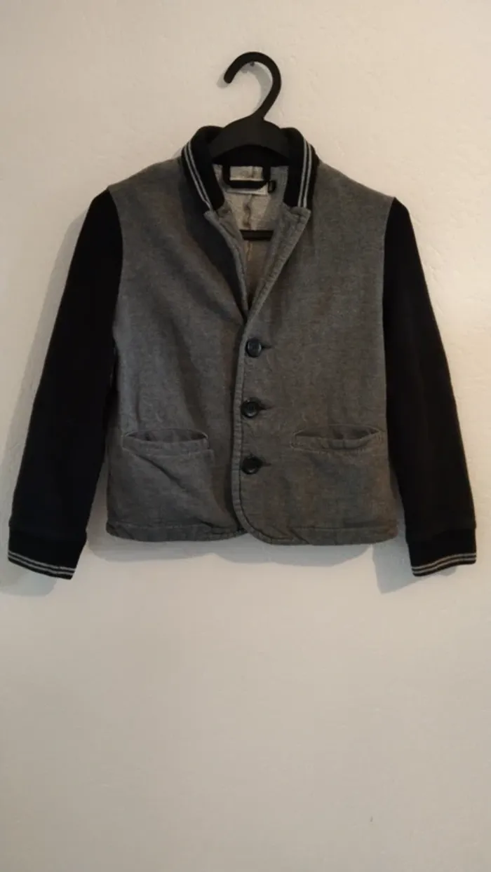 veste molleton gilet garcon 6 ans Jean Bourget
