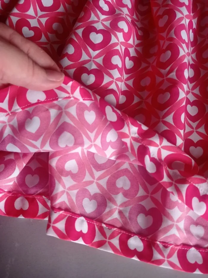 Jupe rose à motifs coeur - photo numéro 2