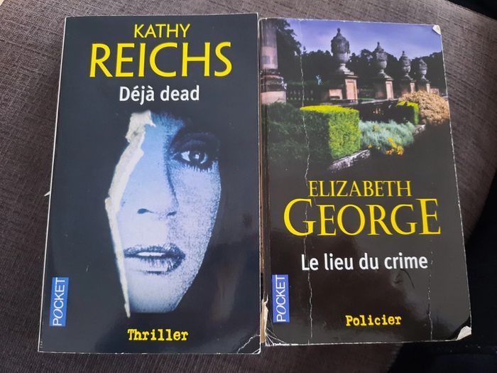 Lot de 2 livres policier