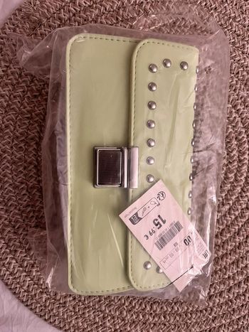 Petit sac à main vert Pimkie