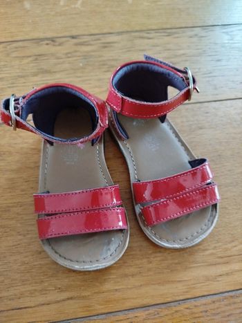Sandales rouges