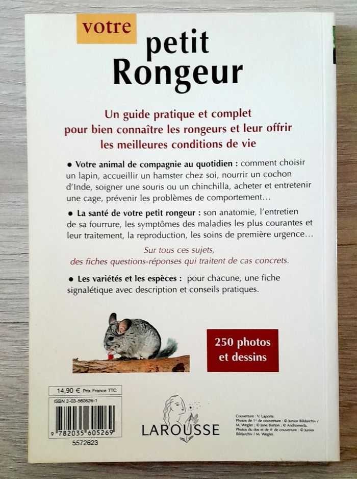votre petit rongeur, le comprendre, le nourrir, le soigner, connaître les espèces - photo numéro 3