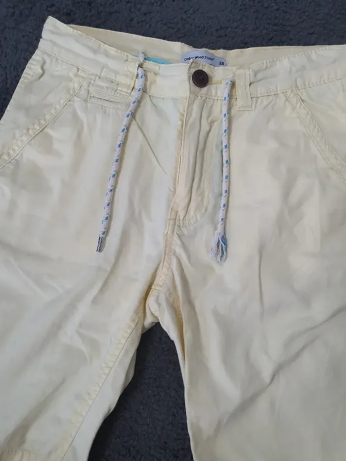 Short jaune en coton - photo numéro 2