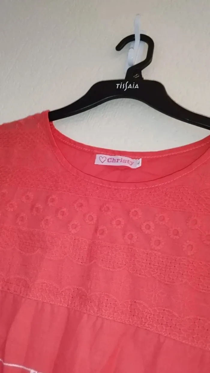 Tunique orangée - Christy - taille 48 - photo numéro 3