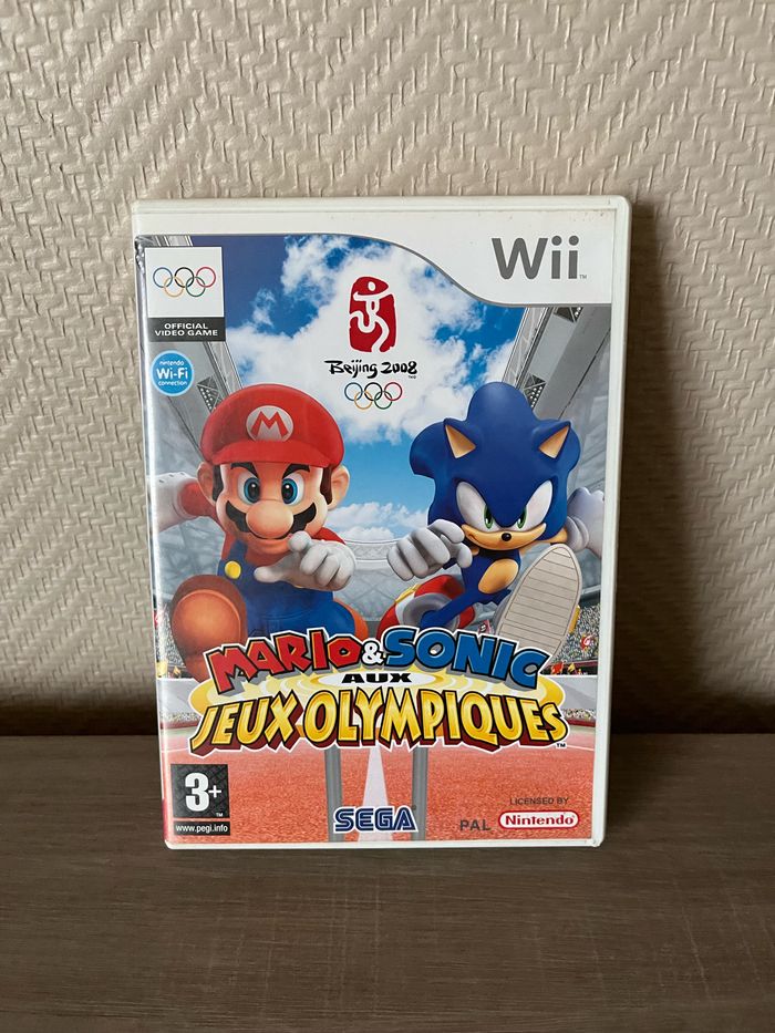 Boîtier Mario et Sonic aux jeux Olympiques