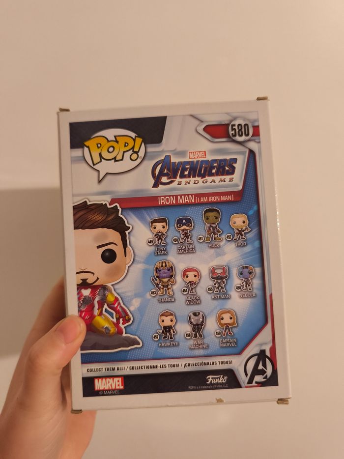 Funko pop Disney figurine Marvel Avengers Iron man 580 - photo numéro 3