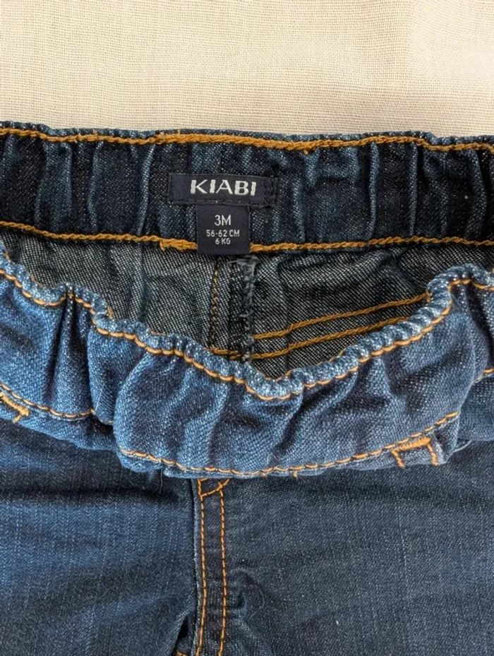 Lot de deux jeans bébé - photo numéro 7