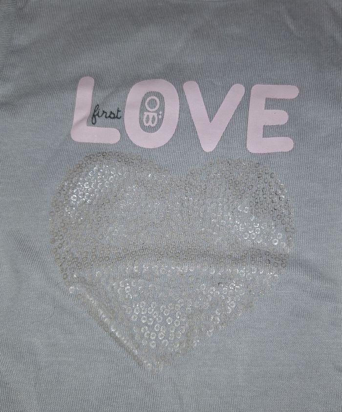 Tee-shirt manches longues Love Obaïbi 12 mois - photo numéro 2