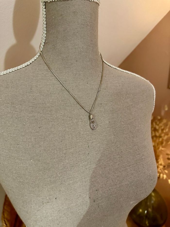 💜 Collier graine de riz prénom Jennifer avec petit cœur 💜 - photo numéro 6