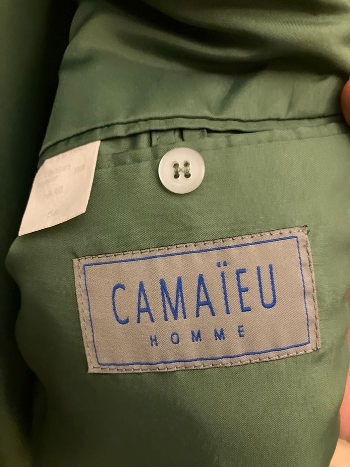 Veste costume verte - photo numéro 2