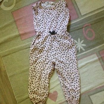 combinaison salopette H&M rose  2 ans