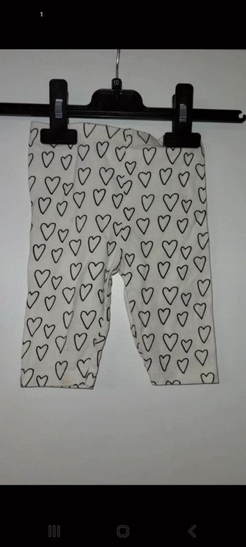 Legging cœur 12 mois fille