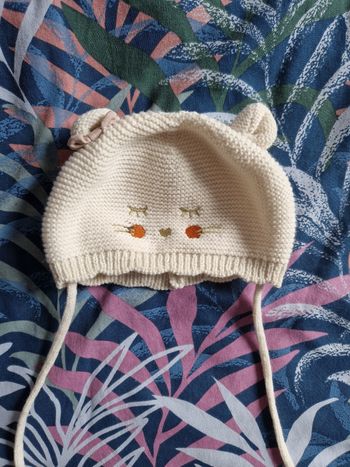 Bonnet fille 3-6 mois Sergent Major