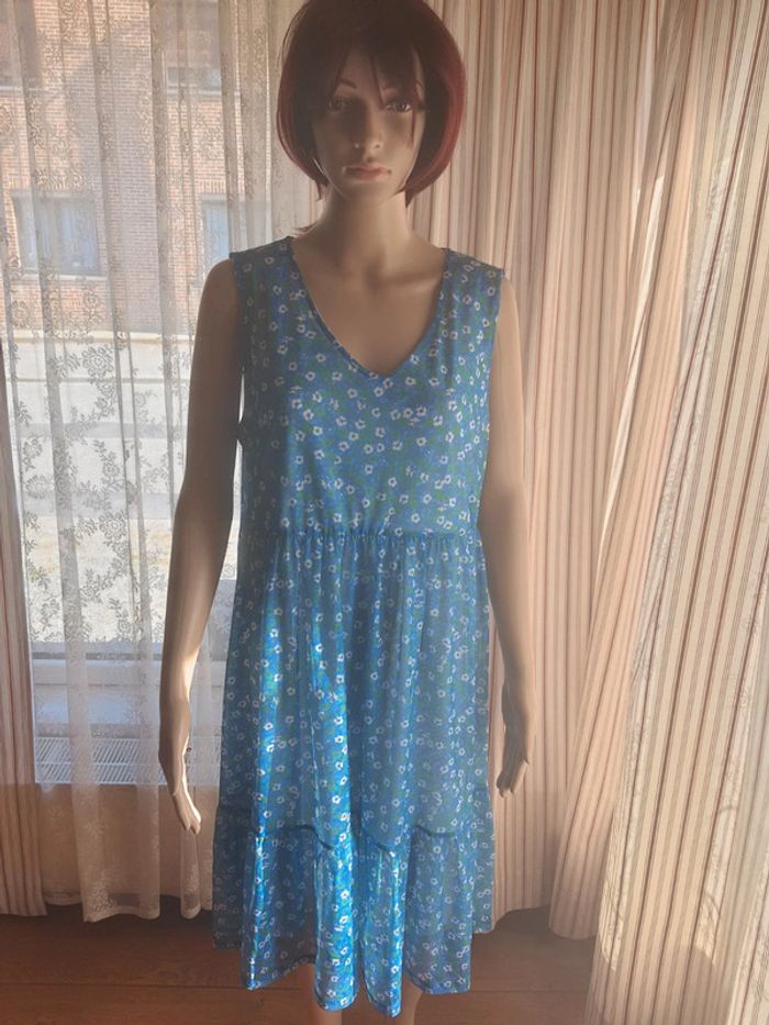 Robe Bel & Bo bleue flories taille 40