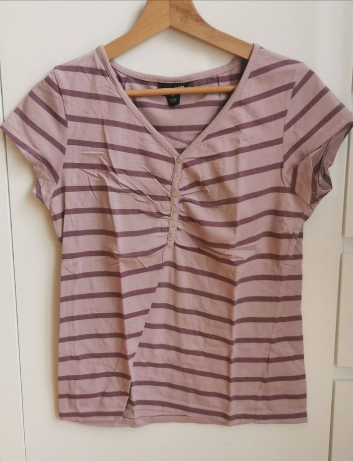 Tee-shirt femme, manches courtes, taille M, H&M
