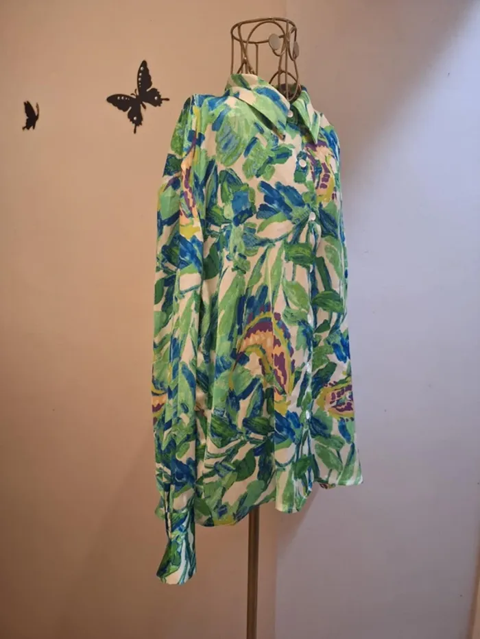 Chemise fluide imprimée - photo numéro 2