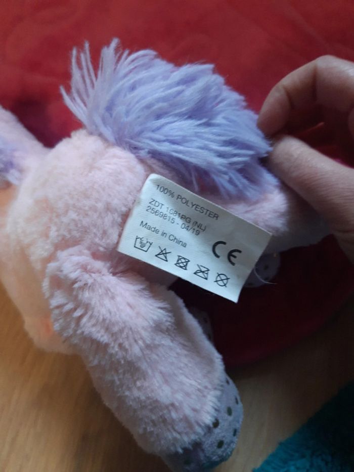 Lot 2 peluches licorne avec petit sac - photo numéro 14