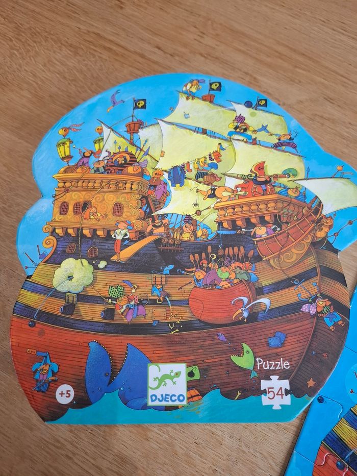 Puzzle djeco le bateau de barberousse - photo numéro 2