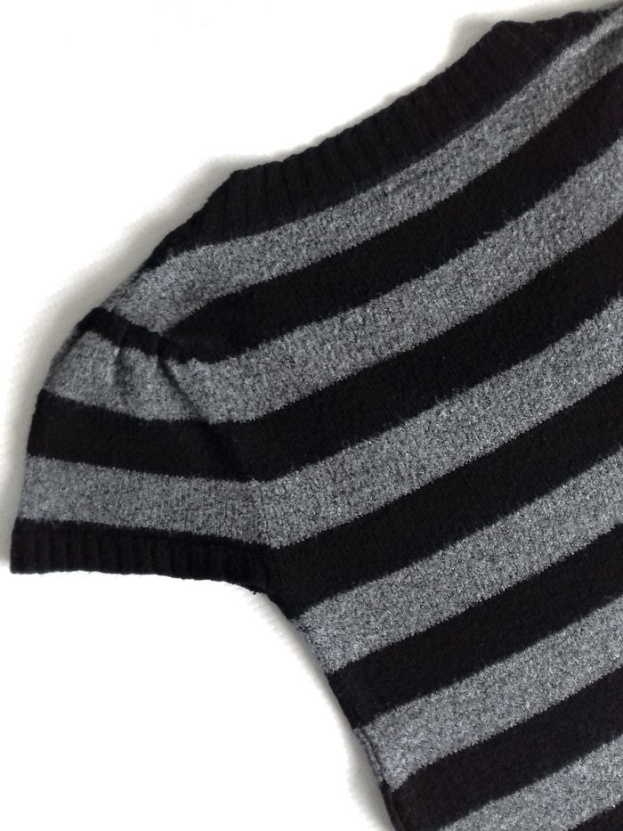 Robe tunique à rayures en lainage - photo numéro 9