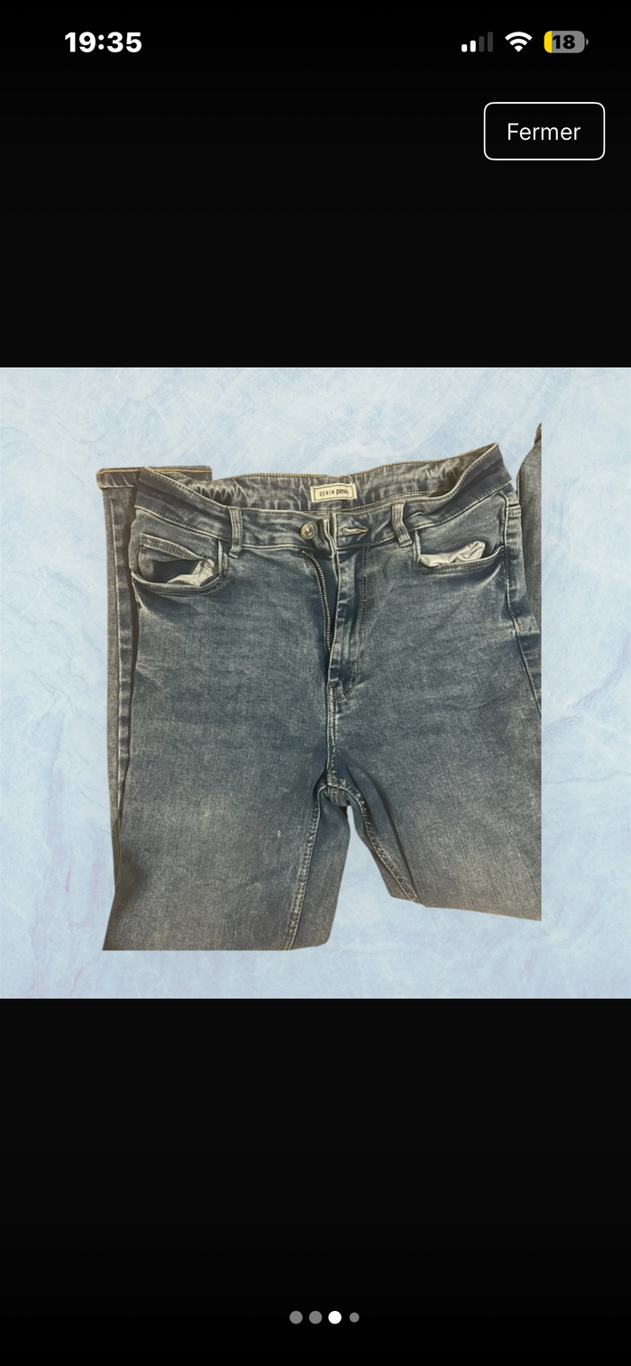 Jean denim slim H&M taille 40 – basique canon & petit prix 💙✨ - photo numéro 3