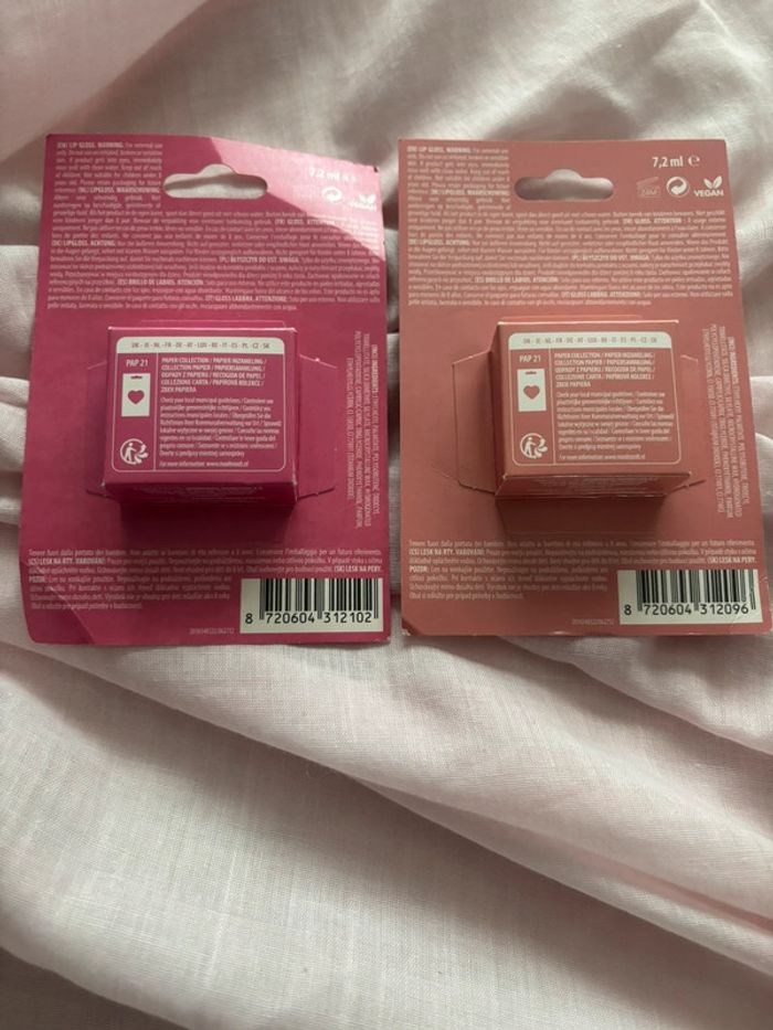 Lot de deux gloss neufs - photo numéro 2