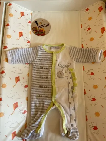 Pyjama taille 1 mois